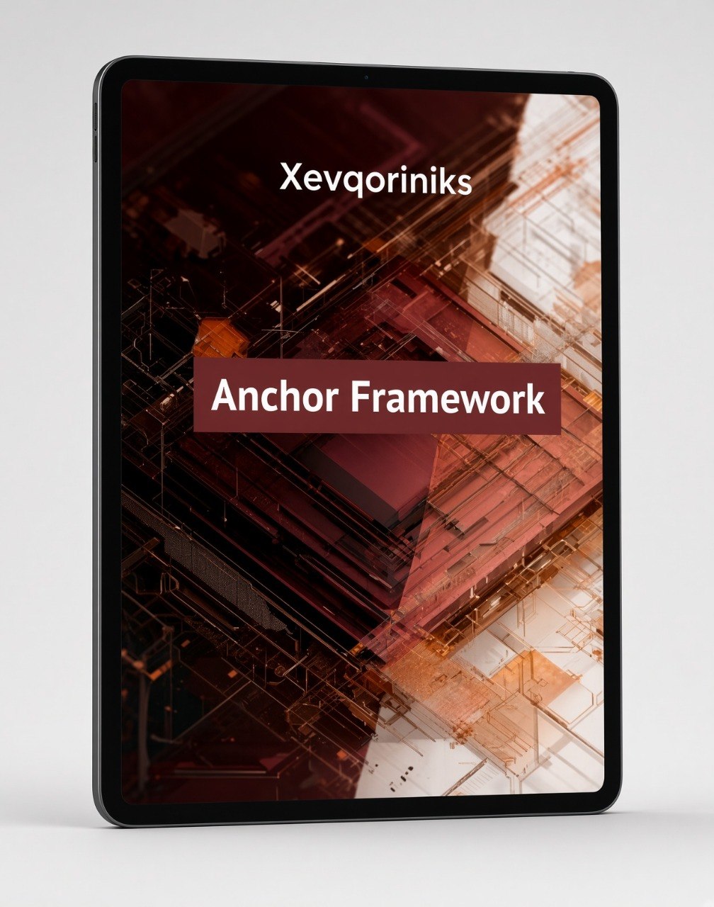 Tablet displaying course cover 